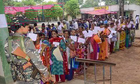 Telangana records 61.16 per cent voter turnout (PTI)