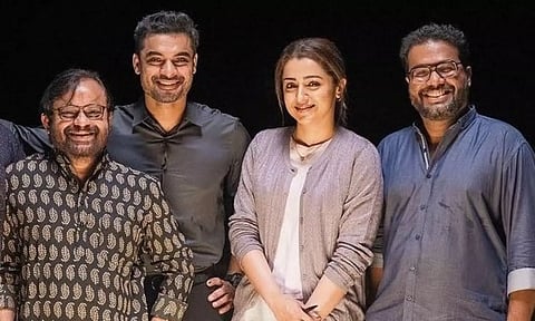 Trisha with Identity movie team (X)