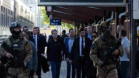 US State Secretary Antony Blinken arrives in Kyiv (Photo/X @SecBlinken)