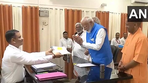 PM Modi files nomination from Varanasi Lok Sabha seat
