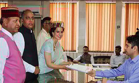 BJP candidate from Mandi Lok Sabha seat (ANI)