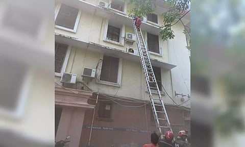 Fire breakout in Delhi Income tax office (IANS)