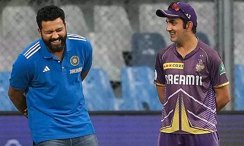 Rohit Sharma, Gautam Gambhir (PTI)