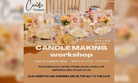 &nbsp;The Candle Venture's Wick2Wax workshop