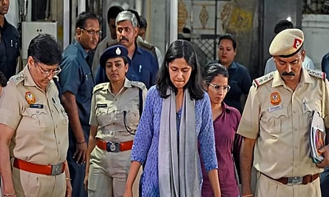 Aam Aadmi Party (AAP) Rajya Sabha MP Swati Maliwal (Image: ANI)