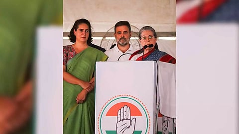 Sonia Gandhi, Rahul Gandhi and Priyanka Gandhi (Photo/PTI)