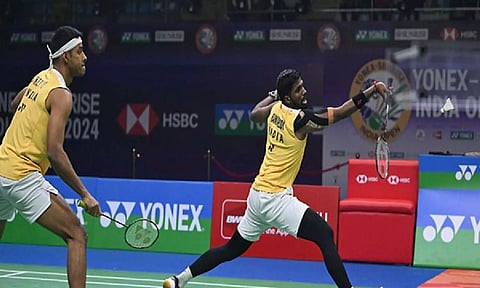 Satwiksairaj Rankireddy and Chirag Shetty. (ANI)