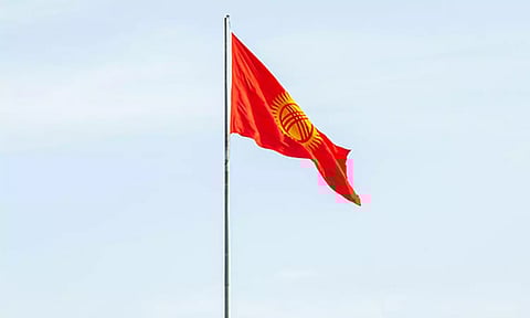 Kyrgyzstan flag (ANI)