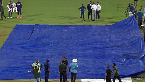Representative image of toss delayed due to rain 