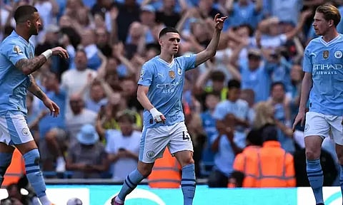 Manchester City players (Photo: AFP)