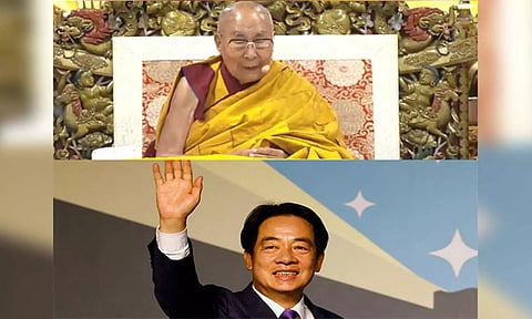 Tibetan Spiritual leader Dalai Lama congratulates Taiwanese president Lai Ching-te (ANI)
