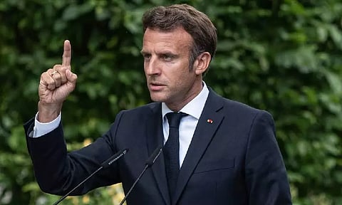 President of France Emmanuel Macron