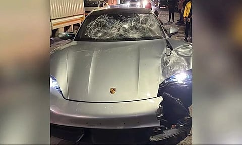 Car accident at Pune