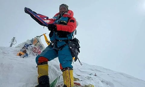 Nepal’s veteran summiteer Kami Rita Sherpa