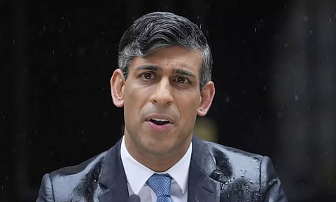 UK Prime Minister Sunak announces general election for July 4(AP)