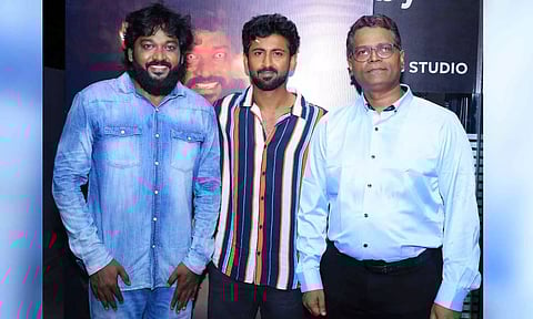 (L-R) Vishwanth, Master Mahendran, UP Srinivasan