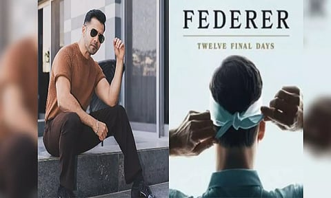 (L-R) Varun Dhawan, Federer: Twelve Final Days poster&nbsp;