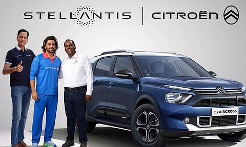 Citroen onboards Dhoni as brand ambassador (Photo: Citroen)