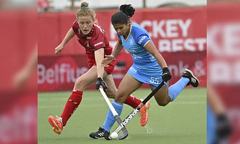 &nbsp;Indian women’s hockey team loses 1-2 to Belgium (IANS)