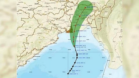 Severe Cyclonic Storm 'Remal' over North Bay of Bengal (Photo credit/X@KirenRijiju)