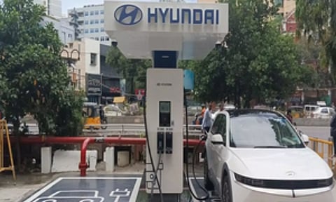 Hyundai EV Charging station (IANS)