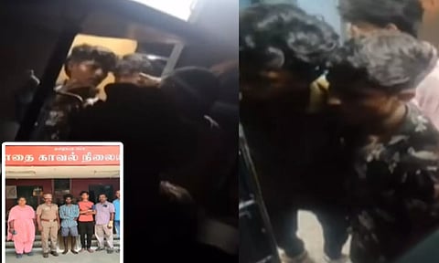 The youths were under the influence of alcohol and had also allegedly smoked in the compartment.&nbsp;