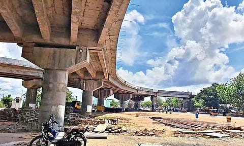 The overpass, which connects Guduvanchery and Singaperumal Koil town, is scheduled to be opened for public use this December