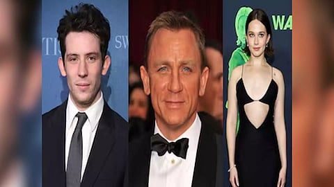 Josh O'Connor, Daniel Craig and Cailee Spaeny&nbsp;