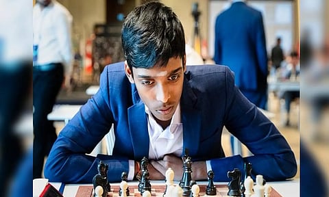 Indian Grandmaster R Praggnanandhaa (ANI)