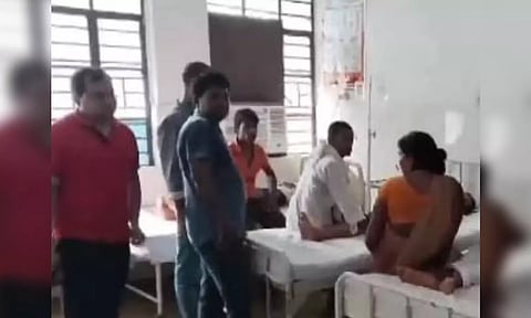 The parents of the children reached the school and pleaded with the school to remain closed (ANI)