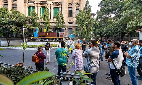 From one of their previous walks on the history of railways