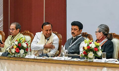 Chief Minister MK Stalin, TR Baalu and Sonia Gandhi attend INDIA bloc meeting