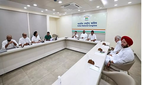 Visual from the Congress meeting (ANI)