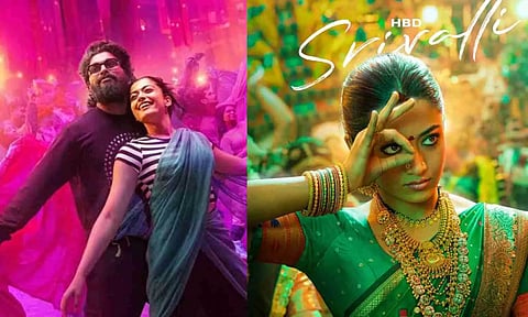 Allu Arjun and Rashmika Mandanna in 'Pushpa 2'.