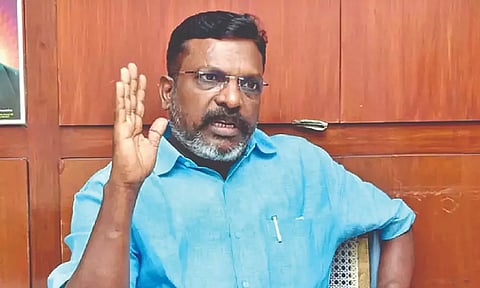VCK leader Thol Thirumavalavan&nbsp;