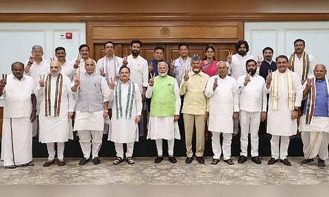NDA members meeting in Delhi (Photo/Instagram @narendramodi)