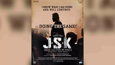 First-look poster of Janaki vs. State of Kerala, aka JSK (Photo/X)