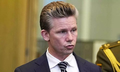 Swedish Defense Minister Pål Jonson (AP)