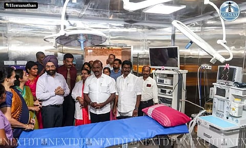Ma Su inaugurates state's first artificial insemination center and delivery complex at Women and Children's Hospital in Egmore (Photo: Hemanathan M)