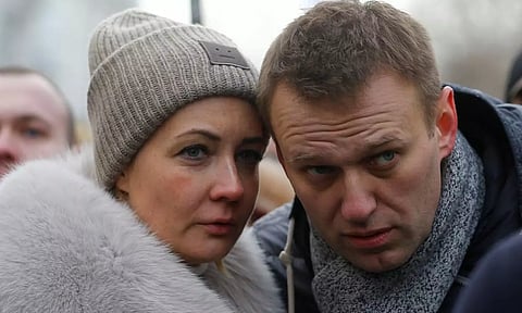 Yulia Abrosimova and Alexei Navalny