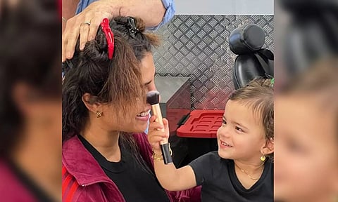 Priyanka Chopra with daughter Malti Marie (Photo: instagram/priyankachopra)