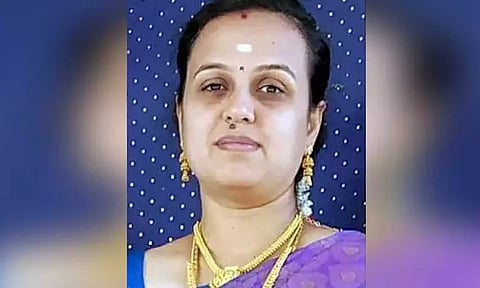&nbsp;Kancheepuram DMK mayor, Mahalakshmi Yuvaraj (Photo: Daily Thanthi)