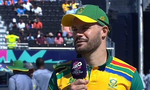 South Africa Captain Aiden Markram (X)