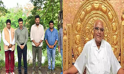 S Shankar, Ram Charan pay tribute to late Ramoji Rao, Ramoji Rao (Film production team), Ramoji Rao (Image source/X)