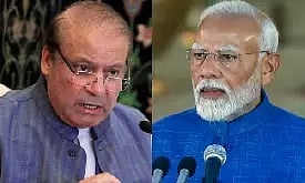 Former Pakistan PM Nawaz Sharif, PM Narendra Modi (Image Credit: ANI, Reuters)