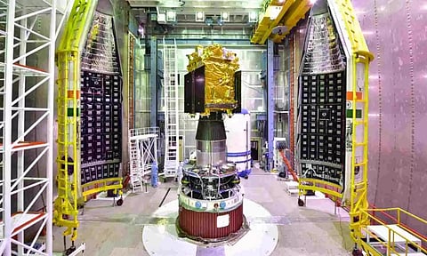 Several X-class and M-class flares, associated with Coronal Mass Ejections (CMEs), leading to significant geomagnetic storms, were recorded. (Image: ISRO)