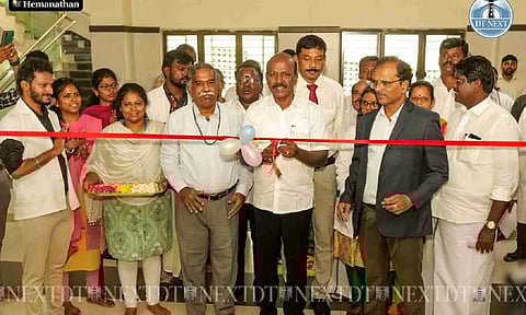 Tamil Nadu Health Minister Ma Subramanian inaugurated a yoga and naturopathy department National Centre of Ageing in Chennai (Photo credit: Hemanathan M)