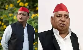 Akhilesh Yadav and Awadhesh Prasad