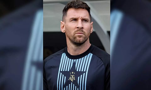 Lionel Messi during Argentina's recent Copa America warm-up match