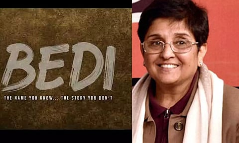 (L-R) Bedi: The Name You Know. The Story You Don’t poster, Kiran Bedi